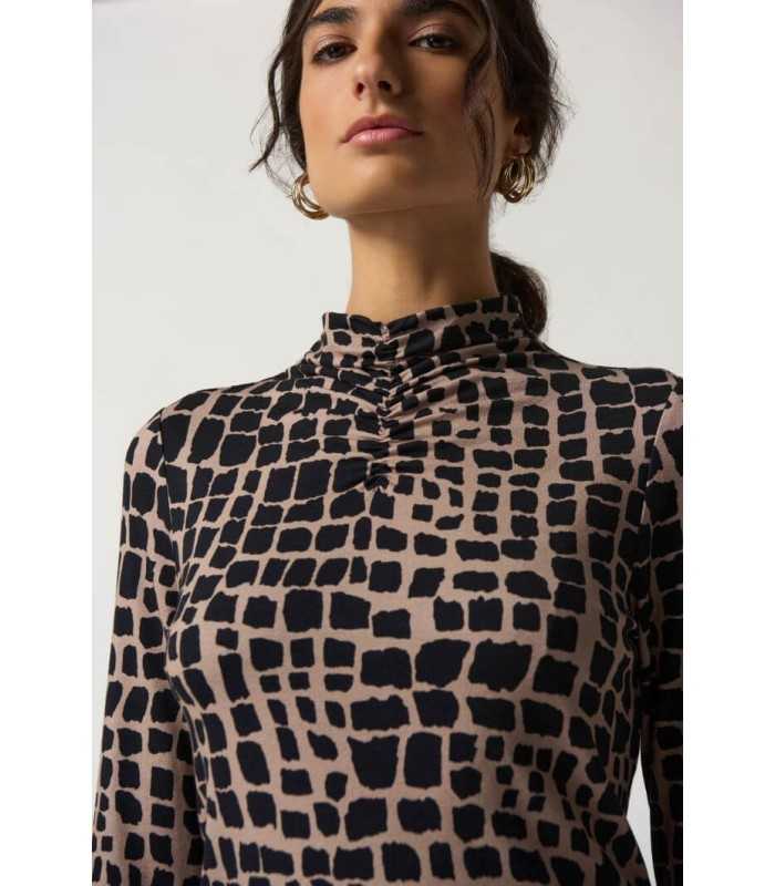Top Ajustado Animal Print Joseph Ribkoff Mujer