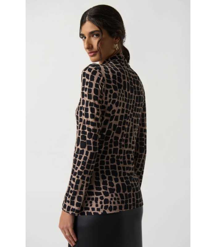 Top Ajustado Animal Print Joseph Ribkoff Mujer