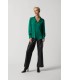 Blusa Raso Verde Joseph Ribkoff Mujer