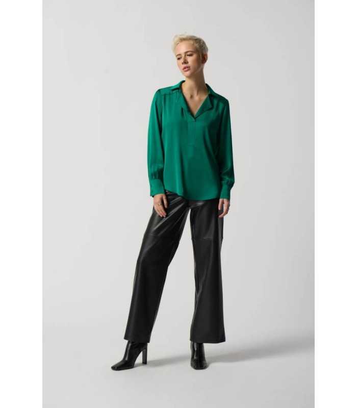 Blusa Raso Verde Joseph Ribkoff Mujer