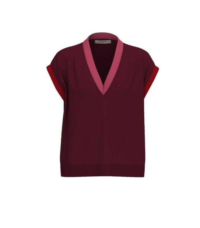 Suéter Recto Granate Marella Mujer