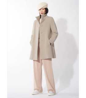 Abrigo Corto Beige Cinzia Rocca Mujer