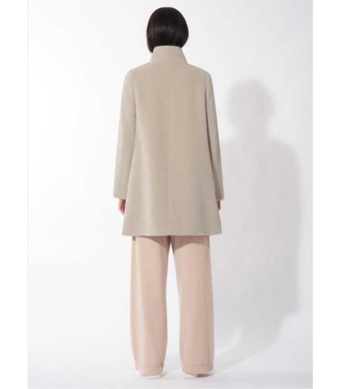 Abrigo Corto Beige Cinzia Rocca Mujer