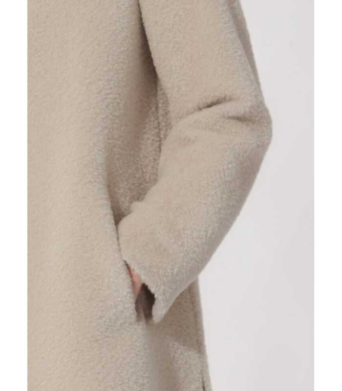 Abrigo Corto Beige Cinzia Rocca Mujer