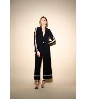 Chaqueta Negra Pedrería Joseph Ribkoff Mujer