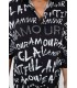 Camisa Estampada Letras Frank Lyman Mujer