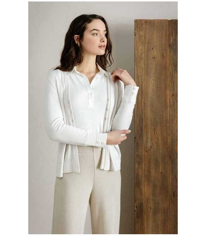 Camiseta Básica Polo Maria Bellentani Mujer