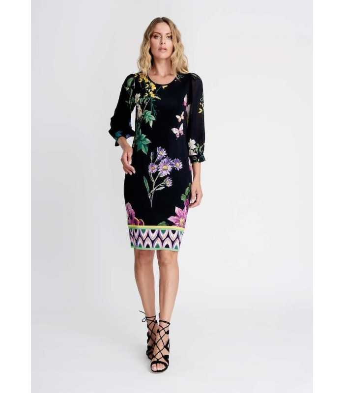 Vestido Estampado Flores Piero Moretti Mujer