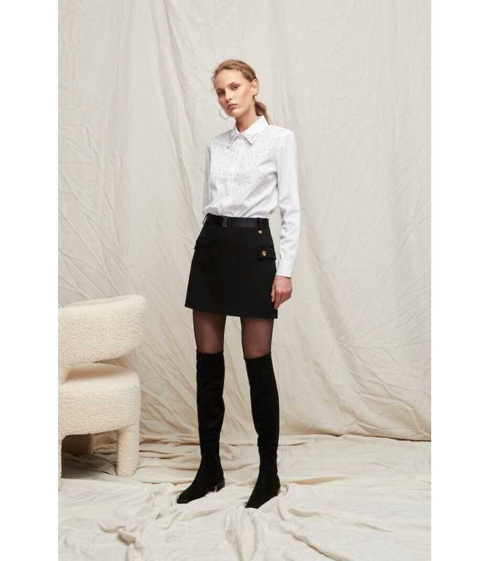 Camisa Algodón Cristales Civit Mujer