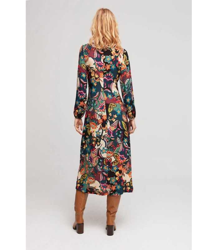 Vestido Estampado Flores Aldo Martins Mujer