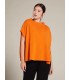 Capa Lana Naranja Elena Miro Mujer