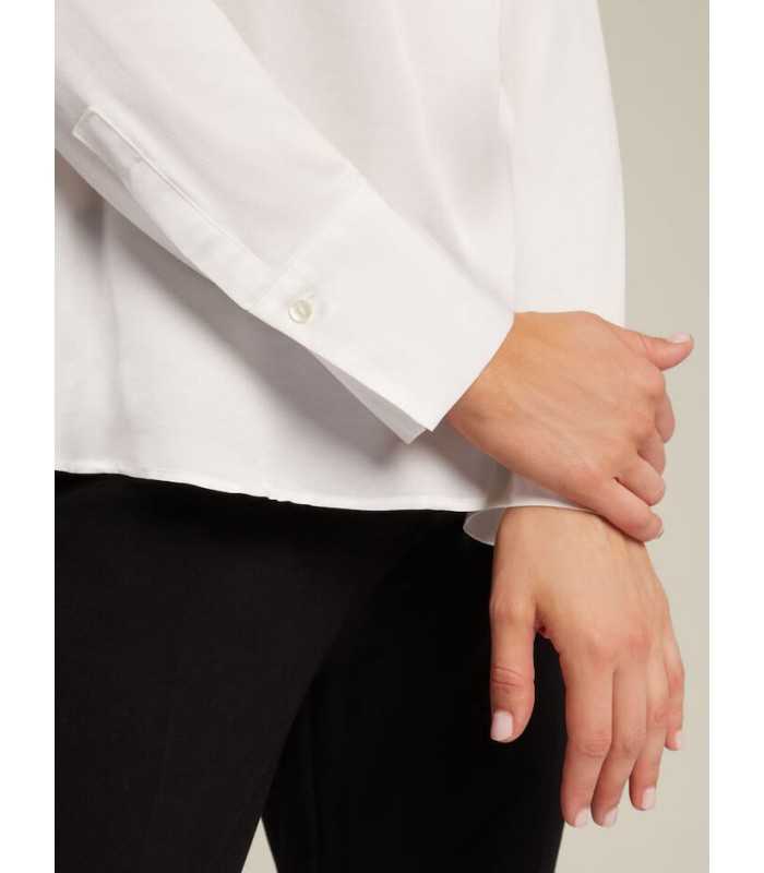 Camiseta Polo Básica Blanca Elena Miro Mujer