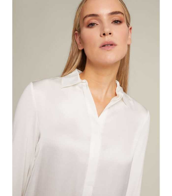 Camiseta Polo Básica Blanca Elena Miro Mujer