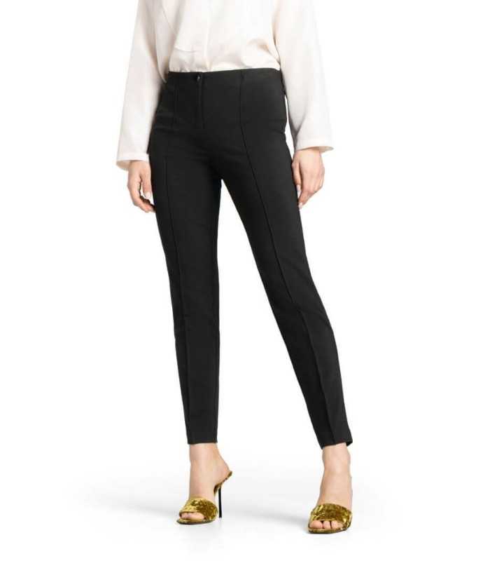 Pantalón Punto Milano Negro ROS Cambio Mujer
