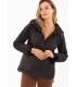 Parka Negra Combinada Anna Mora Mujer