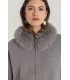 Chaqueta Gris Punto Naulover Mujer