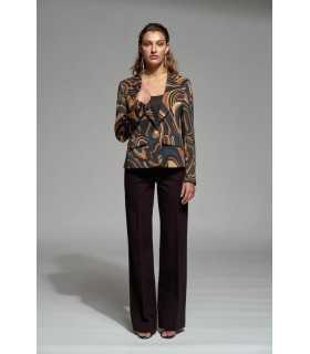 Chaqueta Estampada Moskada Mujer