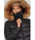 Parka Negra Ajustada Henry Arroway