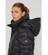 Parka Negra Ajustada Henry Arroway