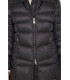 Parka Negra Ajustada Henry Arroway