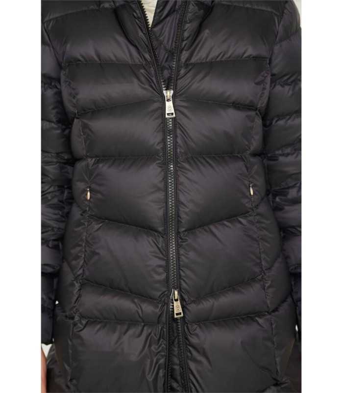Parka Negra Ajustada Henry Arroway