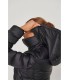 Parka Negra Ajustada Henry Arroway