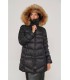 Parka Negra Ajustada Henry Arroway