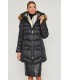 Parka Negra Ajustada Henry Arroway