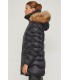 Parka Negra Ajustada Henry Arroway
