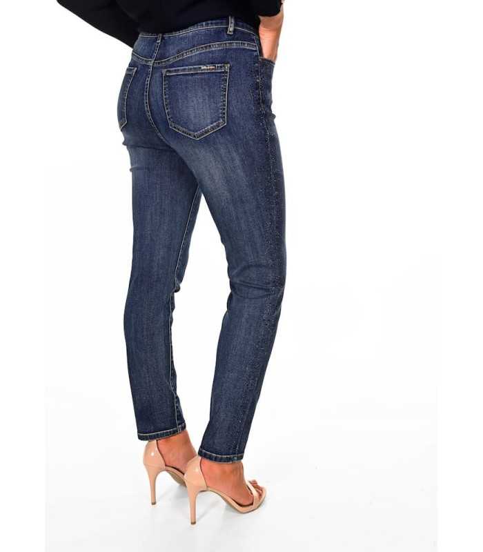 Pantalón Azul Cristales Frank Lyman Mujer
