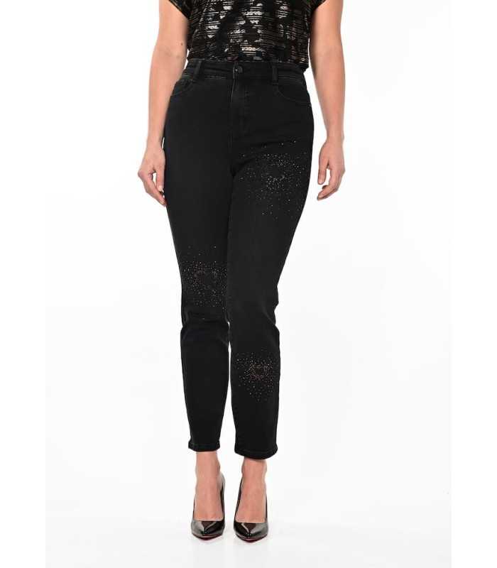 Pantalón Negro Cristales Frank Lyman