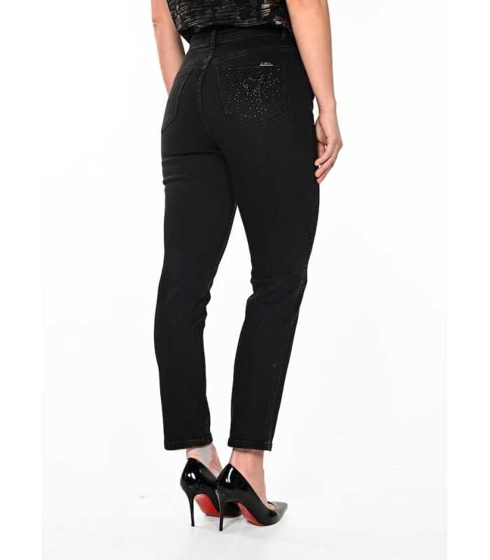 Pantalón Negro Cristales Frank Lyman