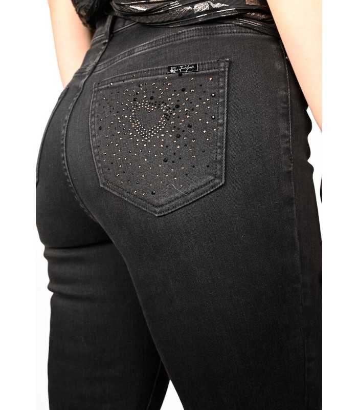 Pantalón Negro Cristales Frank Lyman