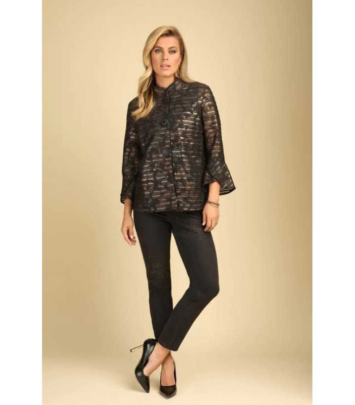 Pantalón Negro Cristales Frank Lyman