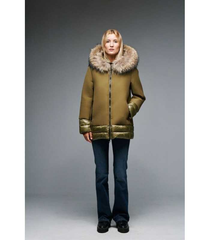 Parka Verde Oliva Donjaz Mujer
