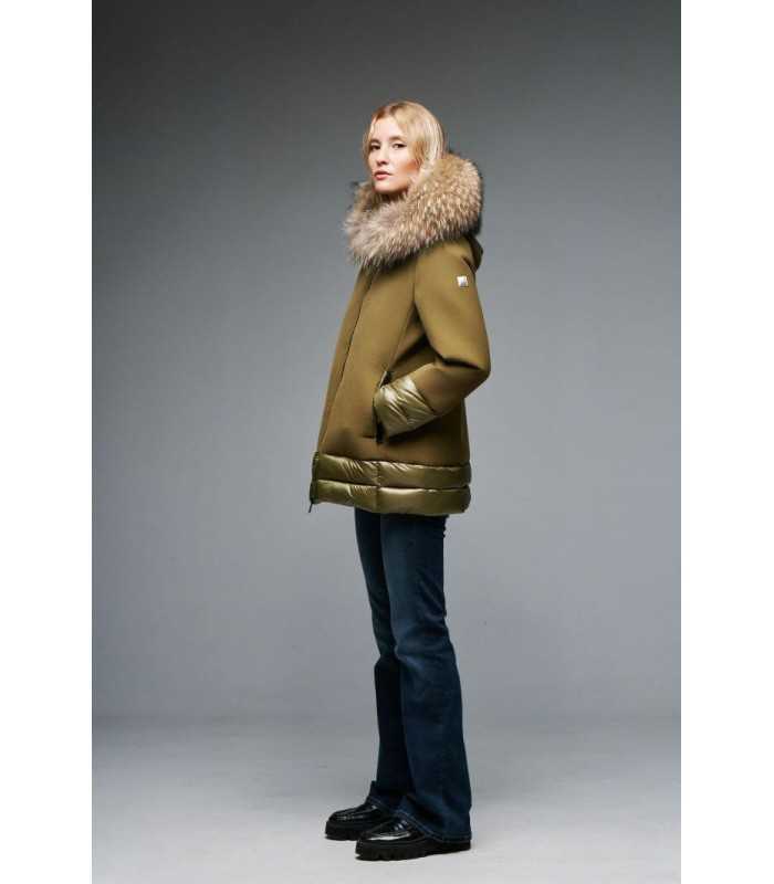 Parka Verde Oliva Donjaz Mujer