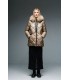 Parka Rombos Camel Donjaz Mujer