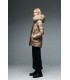 Parka Rombos Camel Donjaz Mujer