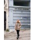 Parka Rombos Camel Donjaz Mujer