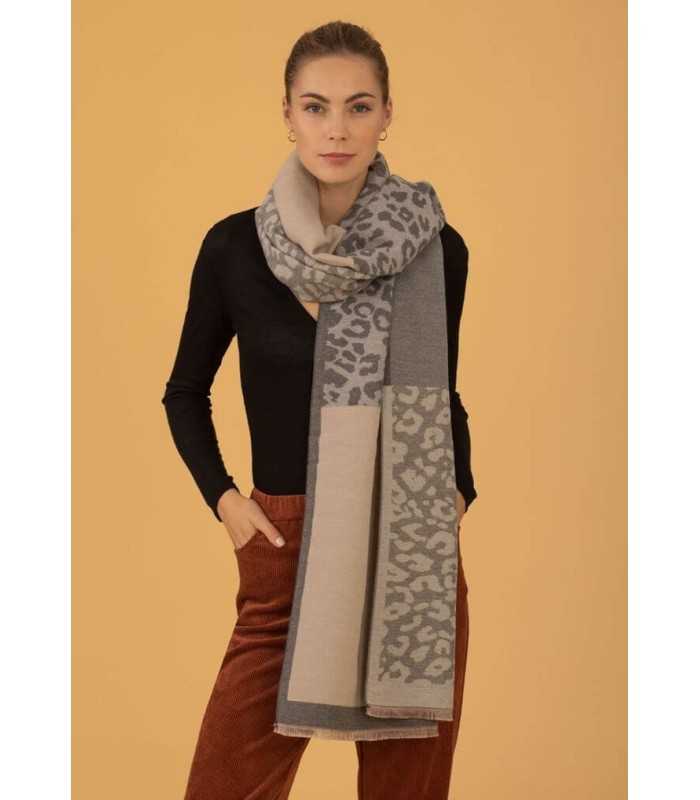 Bufanda Animal Print Anna Mora Mujer