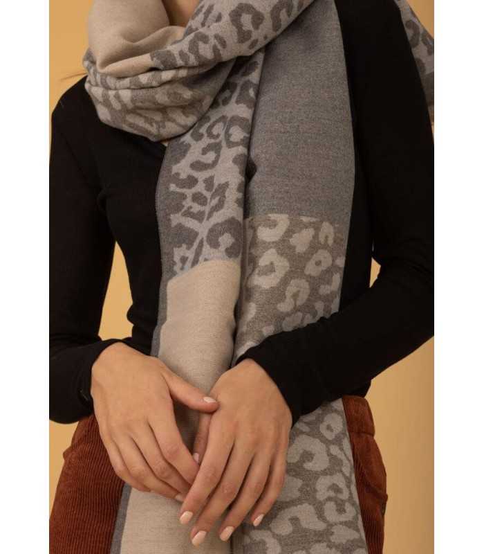 Bufanda Animal Print Anna Mora Mujer