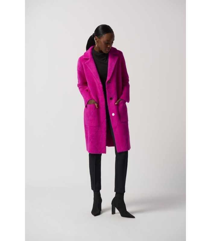 Abrigo Punto Fucsia Joseph Ribkoff Mujer