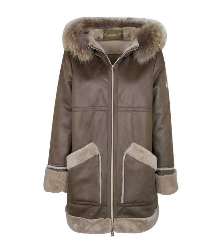 Parka Marrón Verdoso Donjaz Mujer