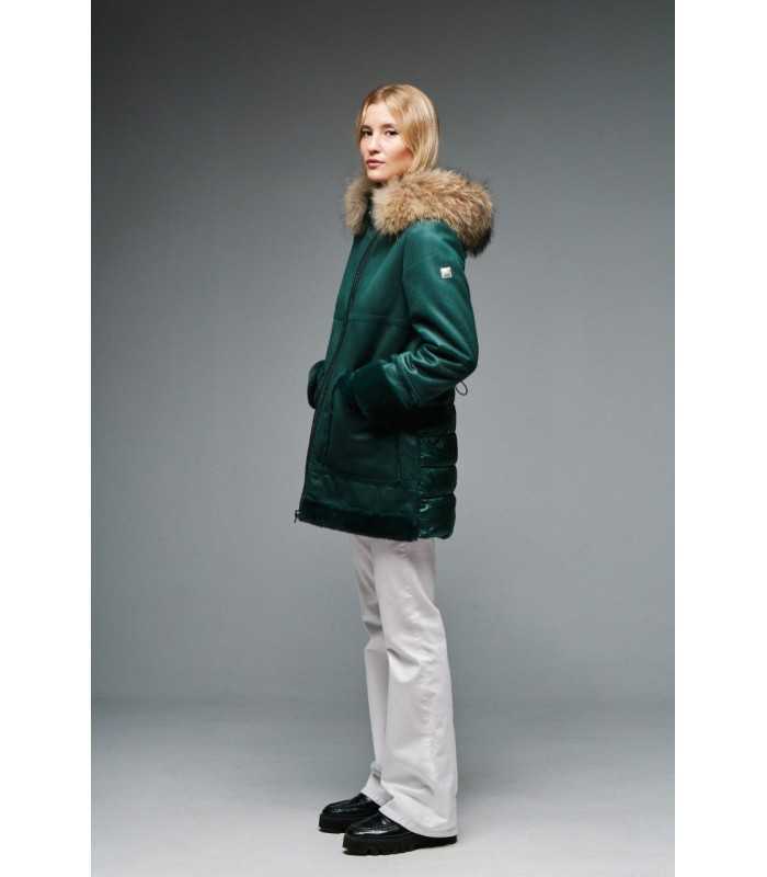 Parka Marrón Verdoso Donjaz Mujer