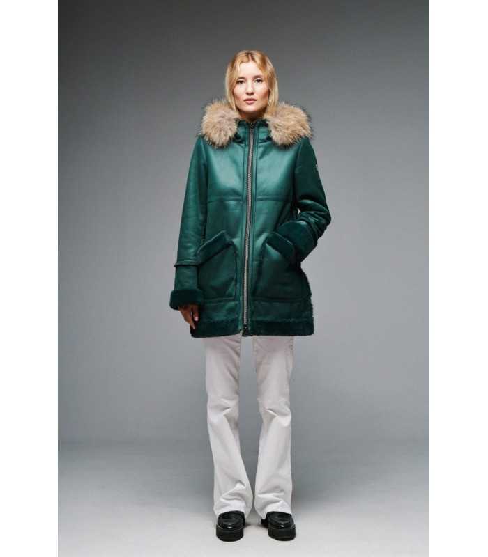 Parka Marrón Verdoso Donjaz Mujer