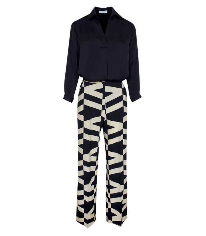 Pantalón Estampado Geométrico Moskada Mujer
