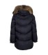 Parka Negra Plumas Flo&Clo Mujer