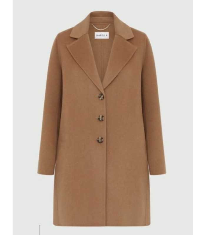 Abrigo Recto Básico Marella Mujer