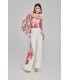Top Gasa Flores Joseph Ribkoff Mujer