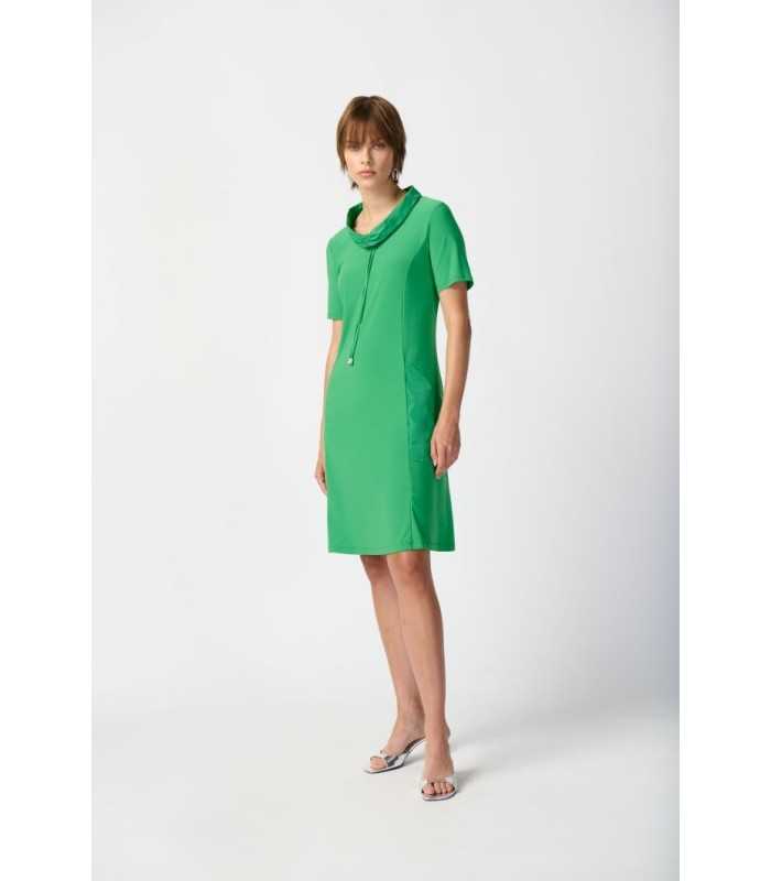 Vestido Punto Cordones Verde Joseph Ribkoff Mujer